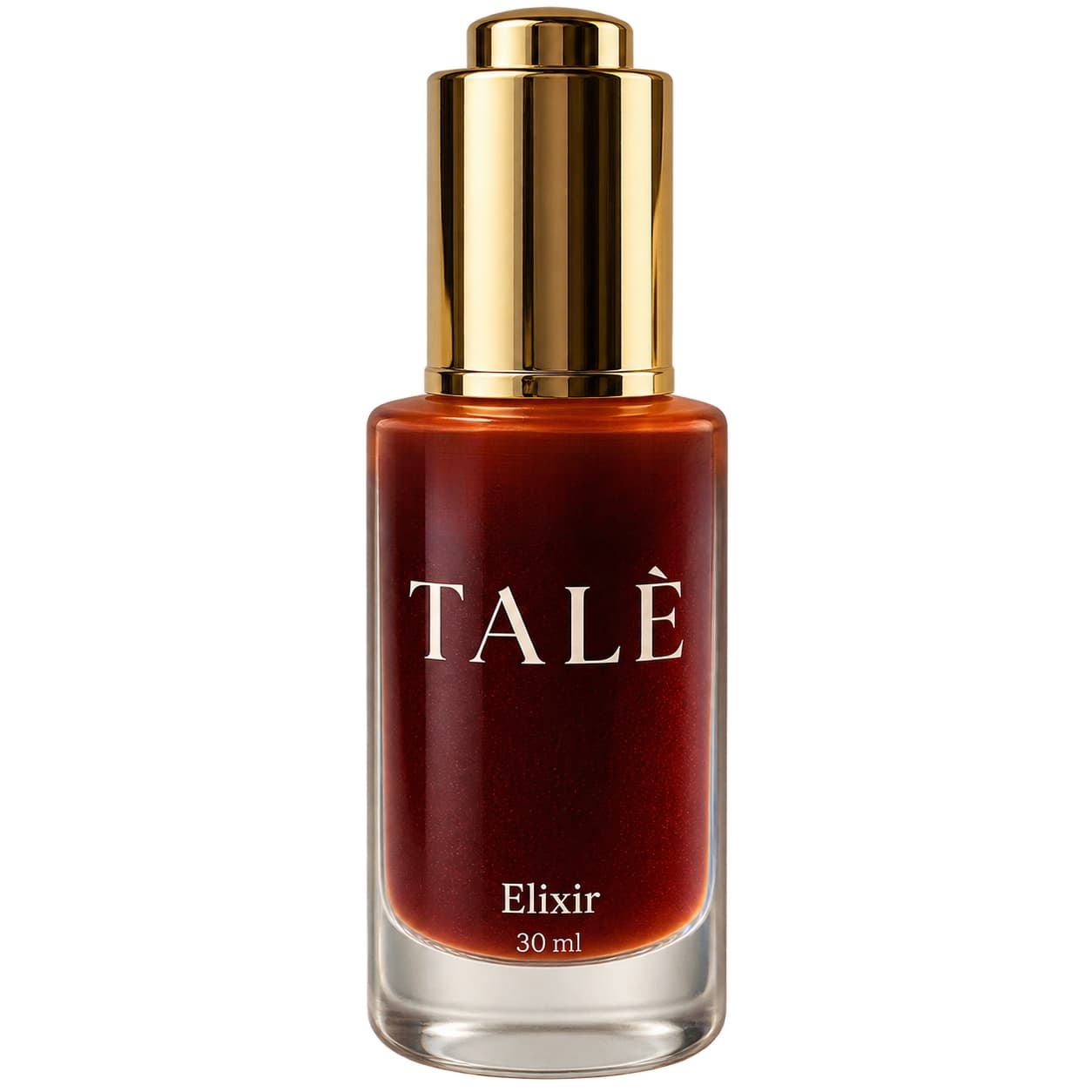 Butelka serum TALÈ Elixir ze złotą zakrętką, serum młodości