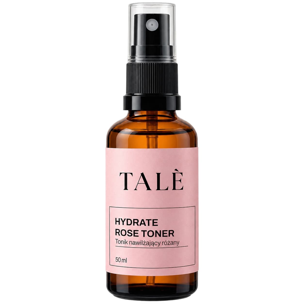 Butelka toniku TALÈ Hydrate Rose Toner 50 ml, tonik nawilżający różany